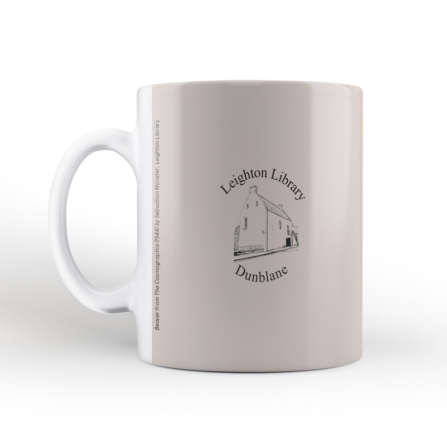 Beaver mug from The Cosmographia (1544) by Sebastian Münster, Leighton Library