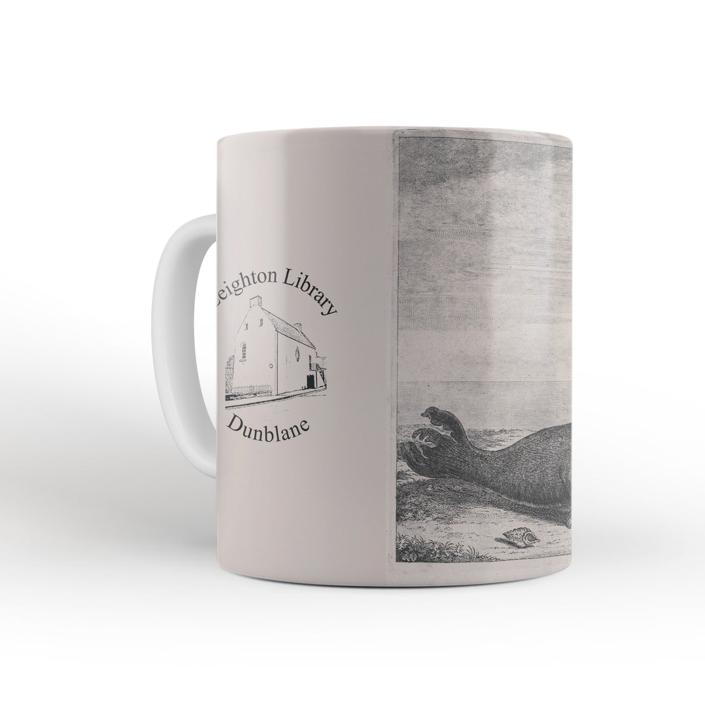 Elephant Seals mug from Travels Around the World (1740 to 1744), George Anson, Leighton Library