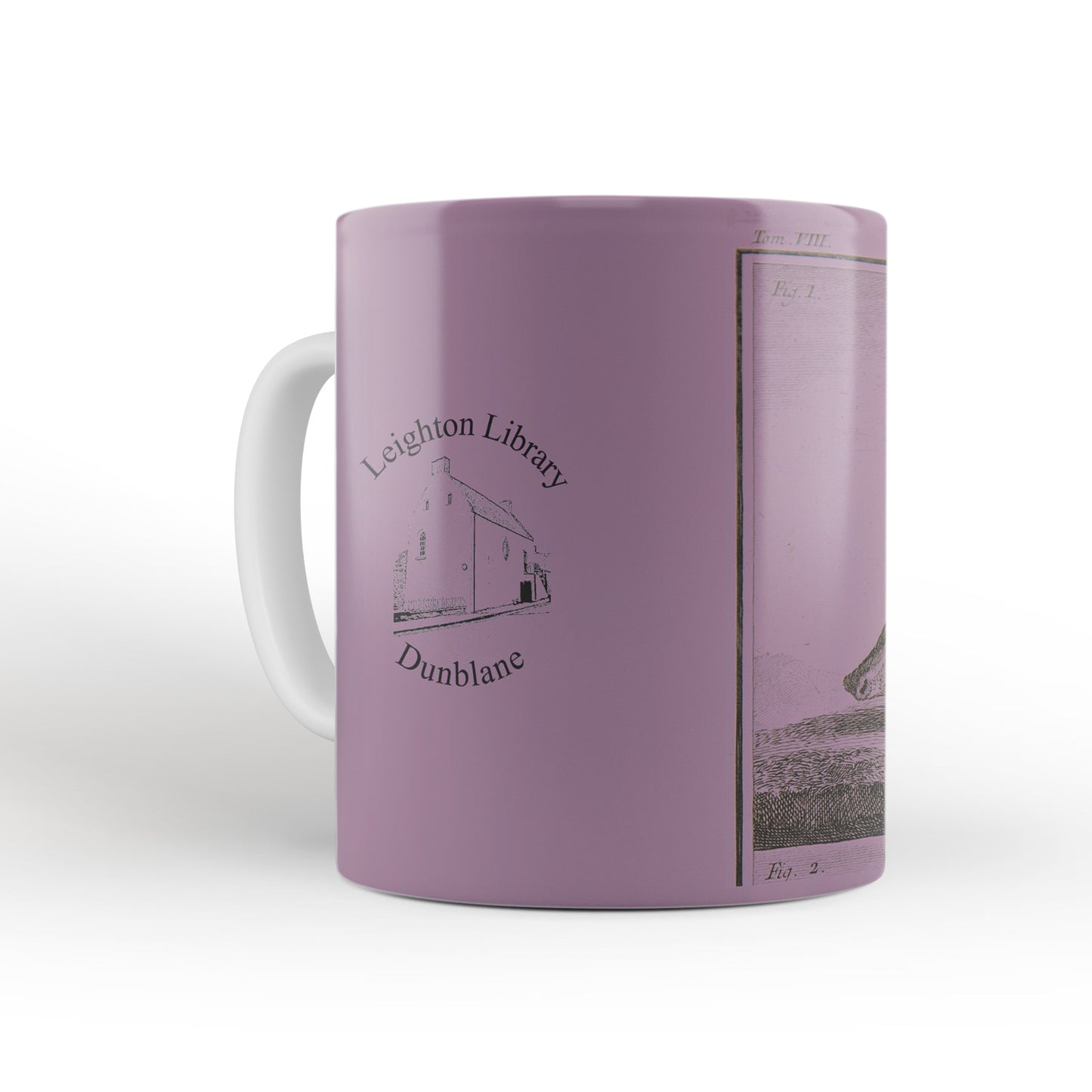 Pink Hedgehog Mug from The Cosmographia (1544) by Sebastian Münster, Leighton Library