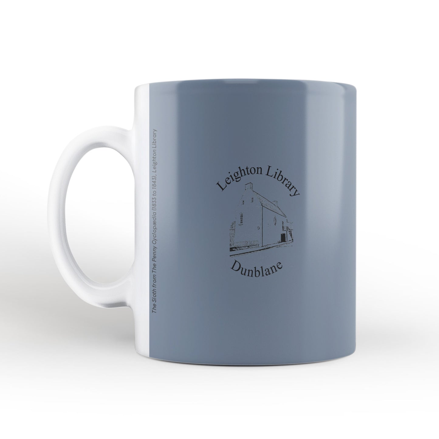 Blue Sloth Mug from The Penny Cyclopædia (1833 to 1843), Leighton Library
