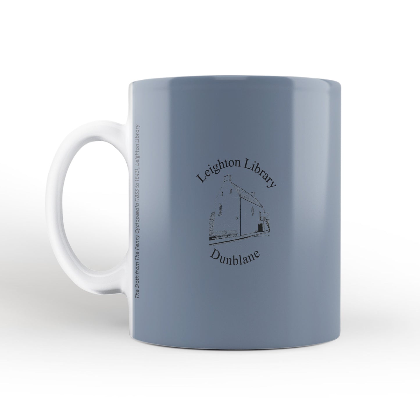 Blue Sloth Mug from The Penny Cyclopædia (1833 to 1843), Leighton Library