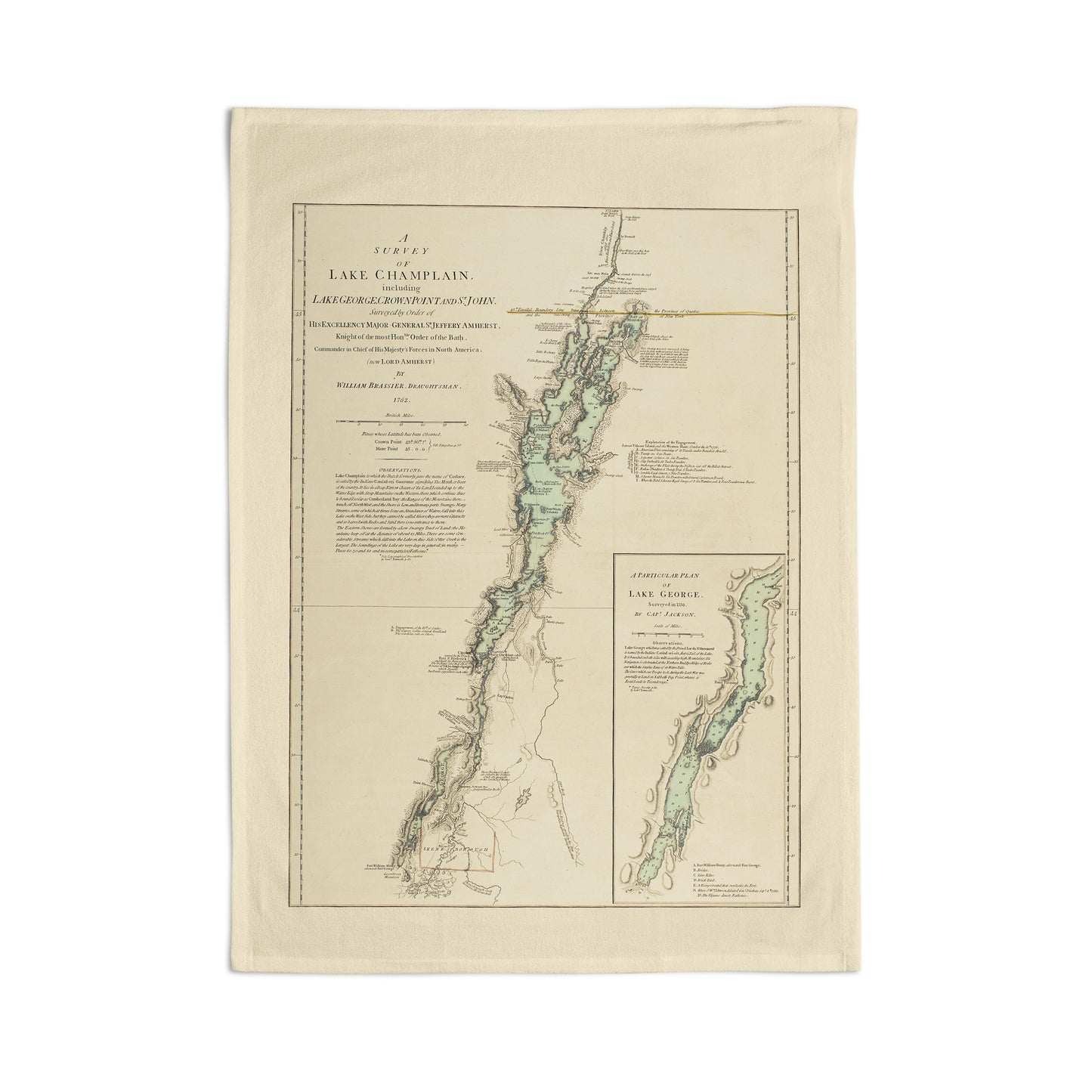 Map 18 Tea Towel