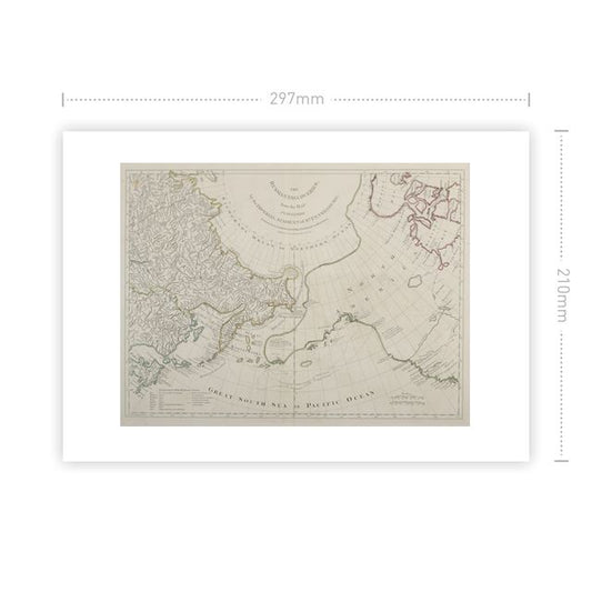 The Russian Discoveries (The American Atlas) Art Print