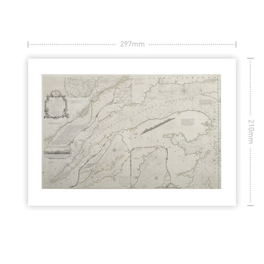 The River St. Laurence (The American Atlas) Art Print