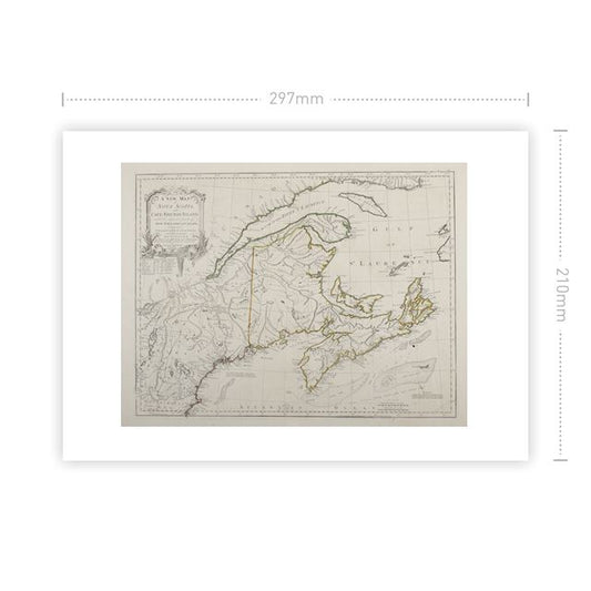 Nova Scotia and Cape Breton (The American Atlas) Art Print