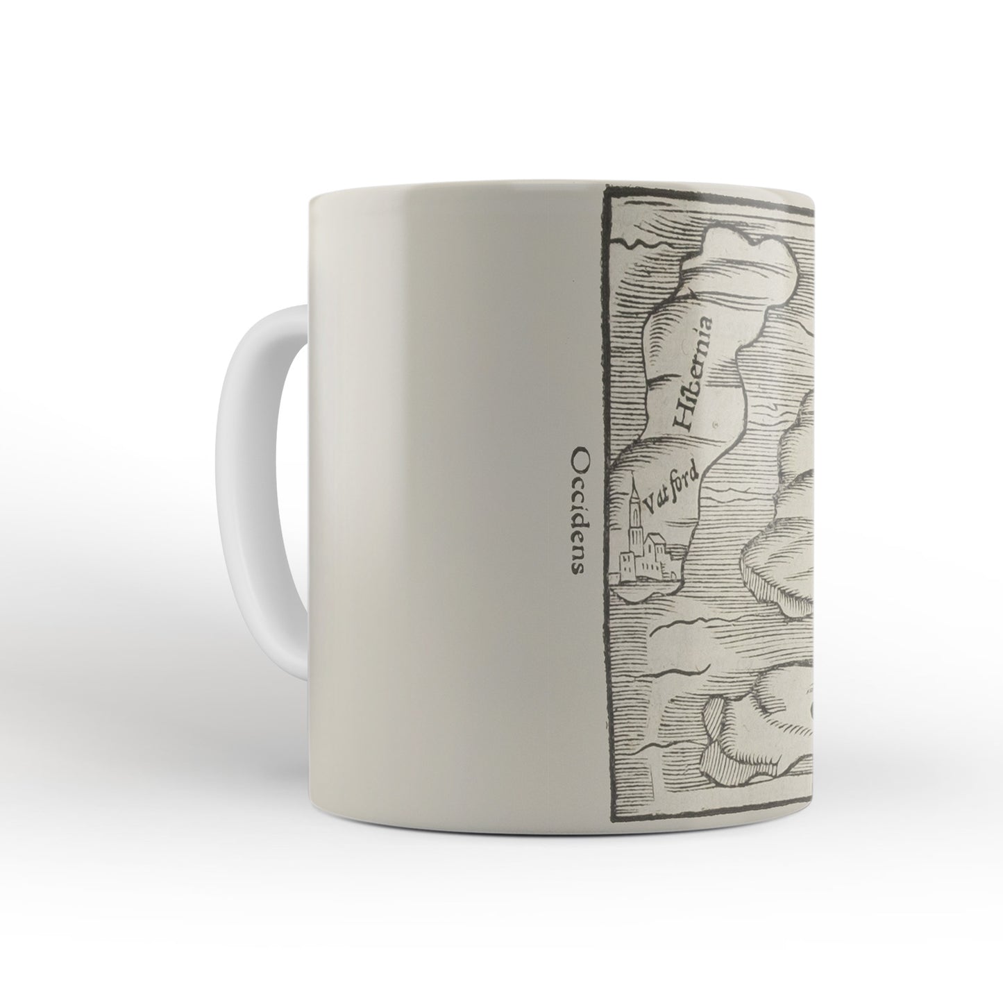 Britain Map Mug from The Cosmographia (1544) by Sebastian Münster, Leighton Library