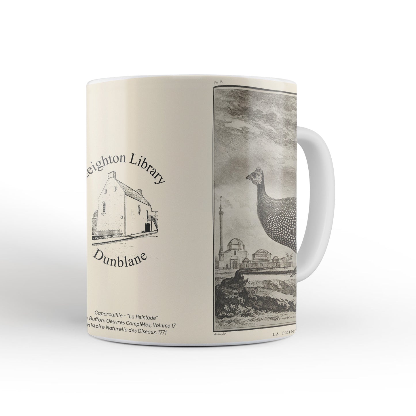 Scottish birds - Guineafowl mug (natural colour)