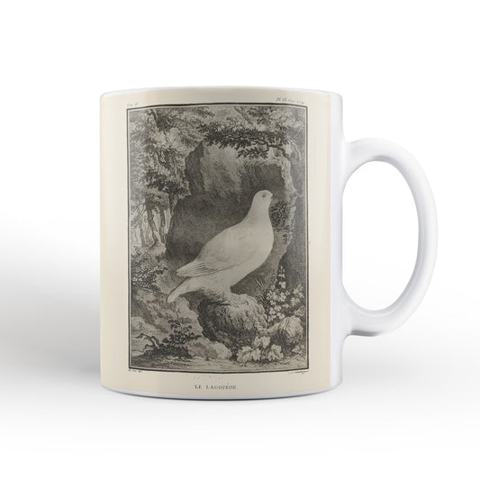 Scottish birds - Ptarmigan mug (natural colour)