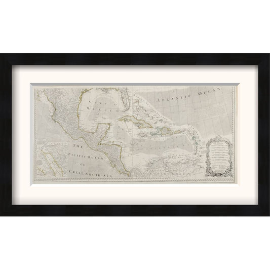 West Indian Islands (The American Atlas) Framed Print